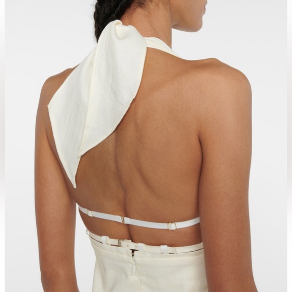 Jacquemus La Robe Limao Cutout Halter Neck Minidress - Picture 6 of 14